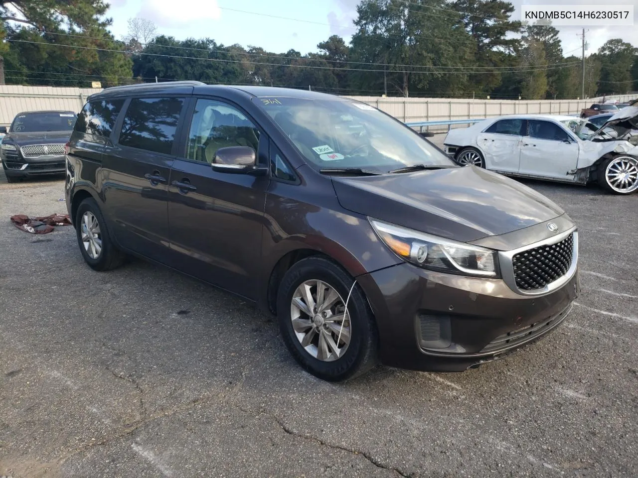 2017 Kia Sedona Lx VIN: KNDMB5C14H6230517 Lot: 78281654