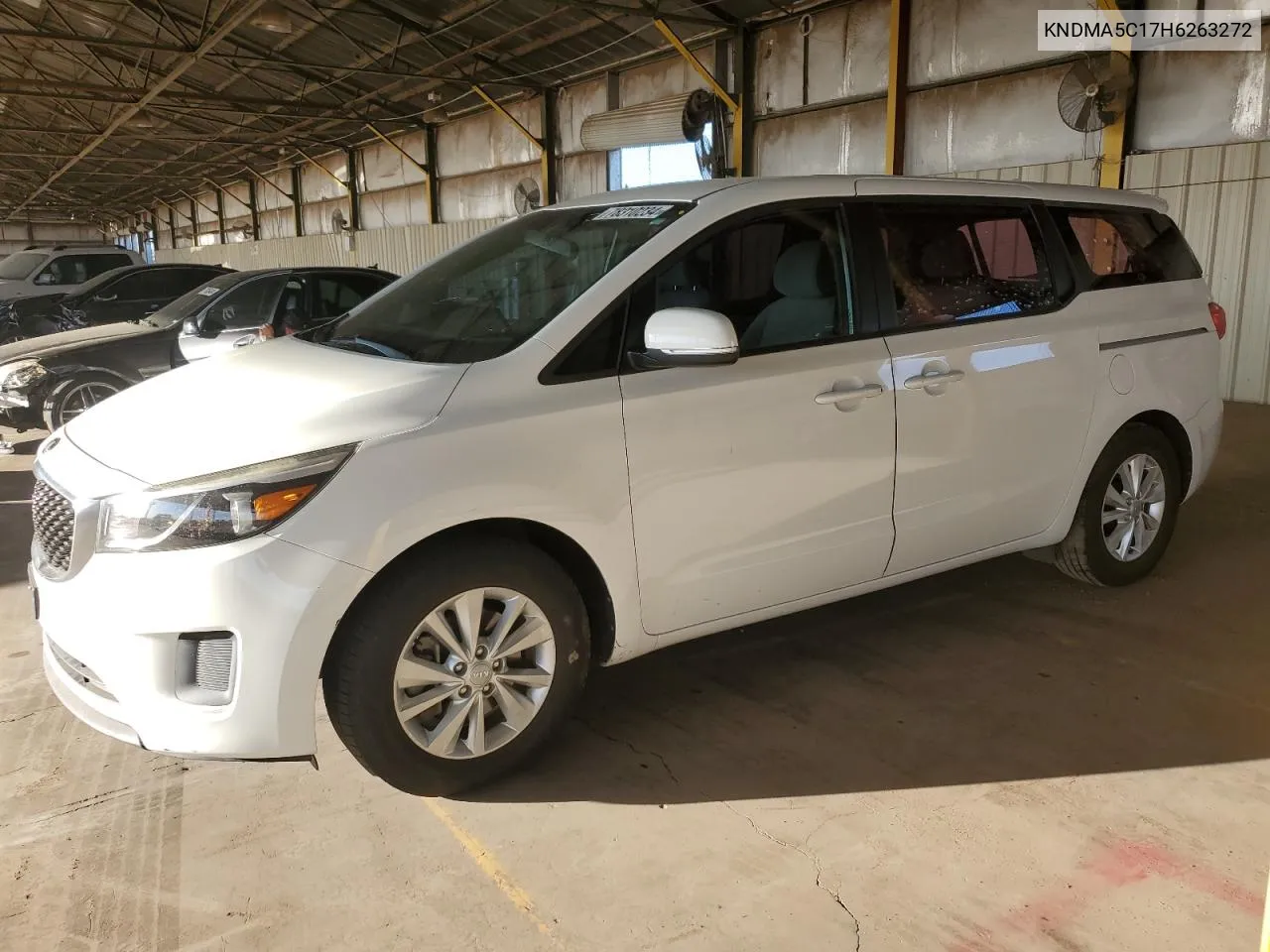 2017 Kia Sedona L VIN: KNDMA5C17H6263272 Lot: 78310234