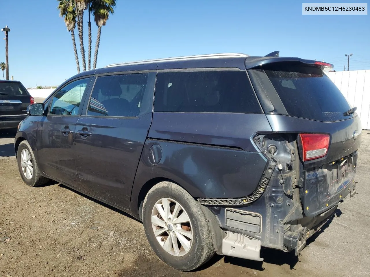 2017 Kia Sedona Lx VIN: KNDMB5C12H6230483 Lot: 78531884