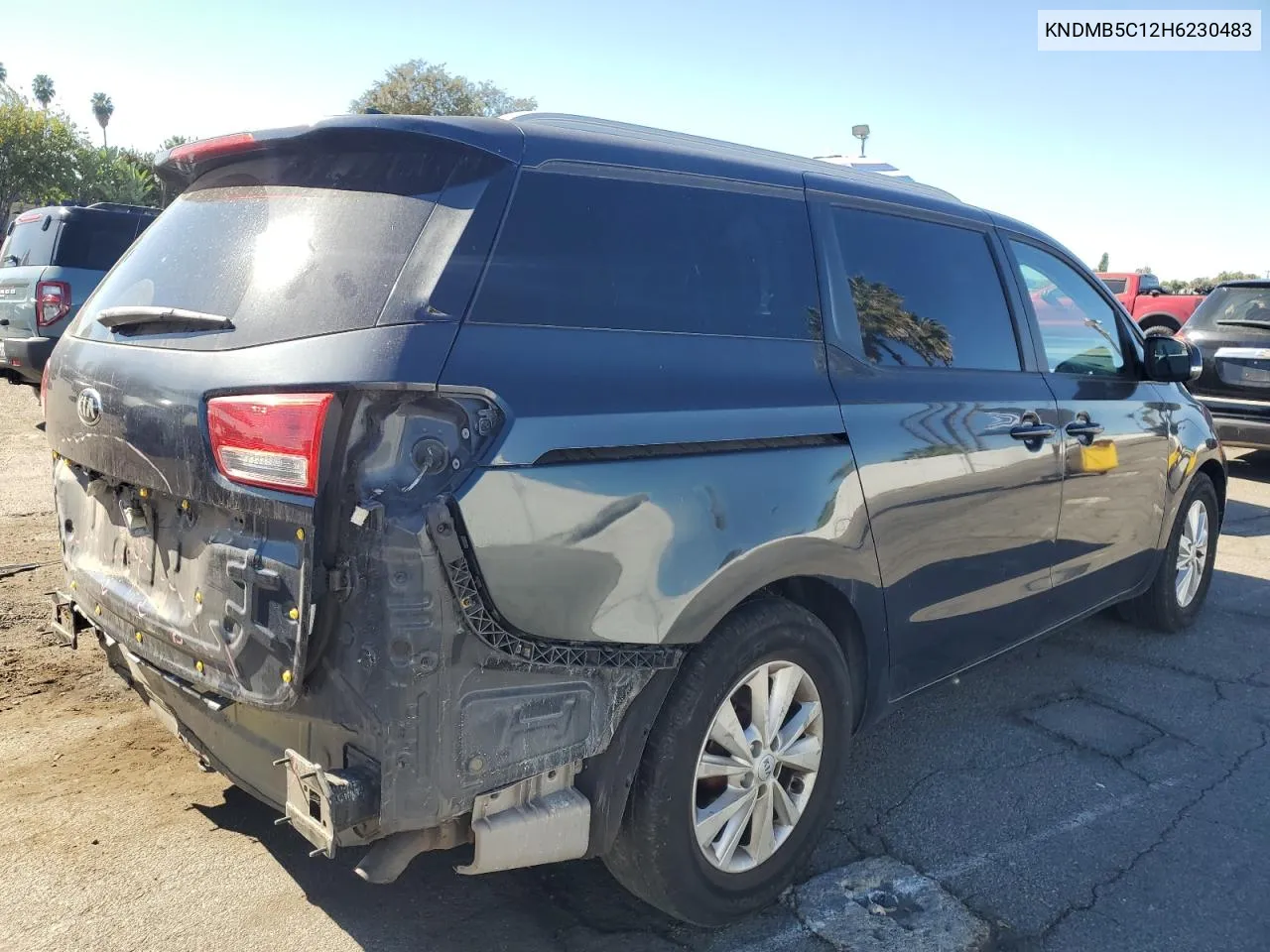 2017 Kia Sedona Lx VIN: KNDMB5C12H6230483 Lot: 78531884