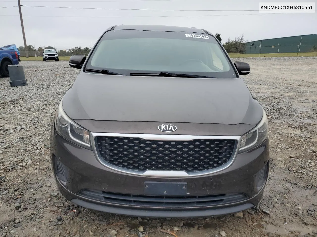 2017 Kia Sedona Lx VIN: KNDMB5C1XH6310551 Lot: 79253794