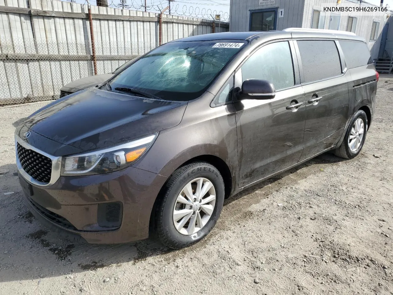 2017 Kia Sedona Lx VIN: KNDMB5C19H6269166 Lot: 79691474