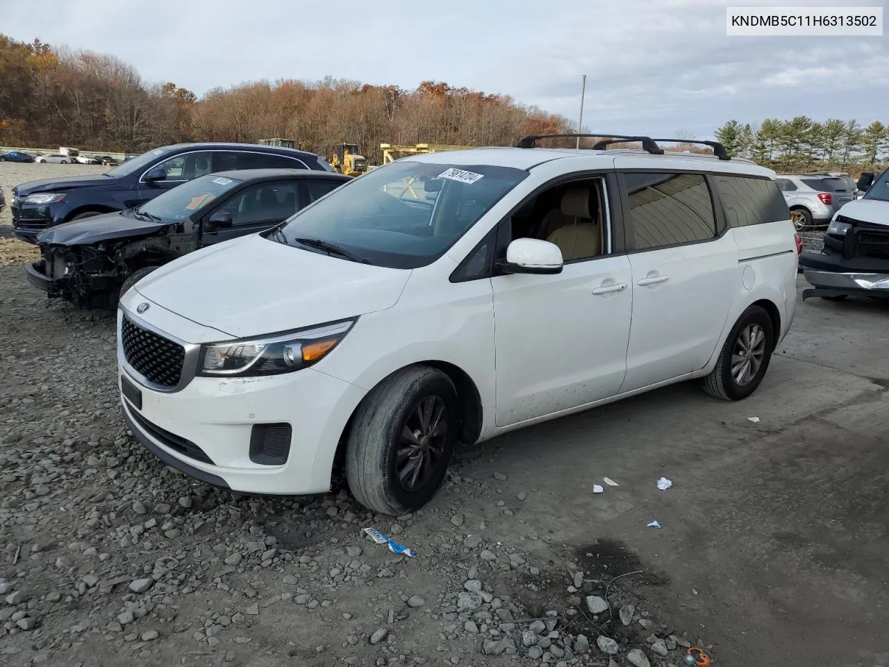 2017 Kia Sedona Lx VIN: KNDMB5C11H6313502 Lot: 79814704