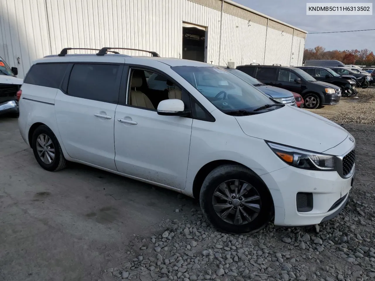 2017 Kia Sedona Lx VIN: KNDMB5C11H6313502 Lot: 79814704