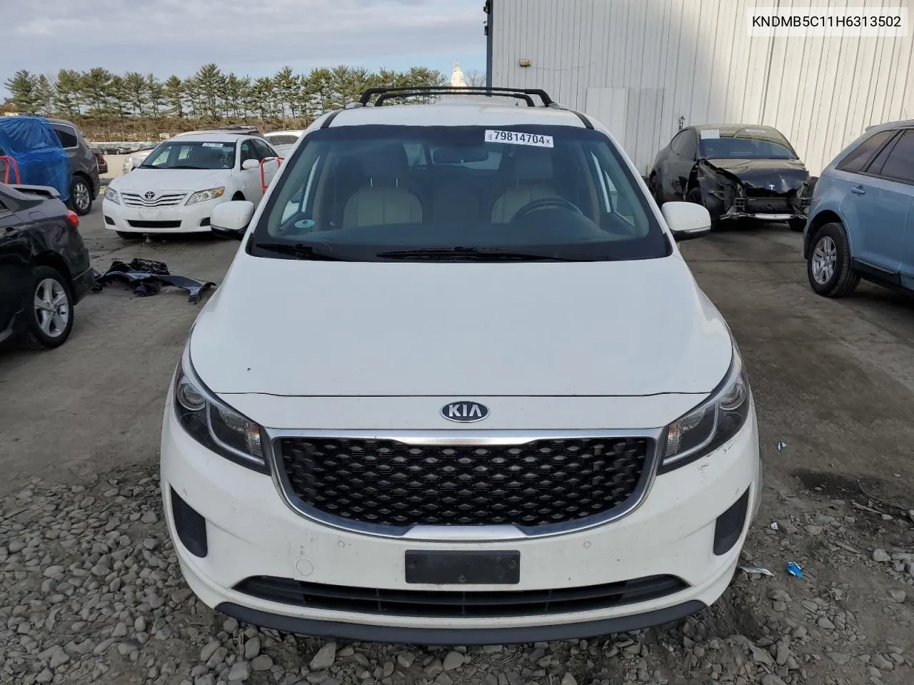 2017 Kia Sedona Lx VIN: KNDMB5C11H6313502 Lot: 79814704