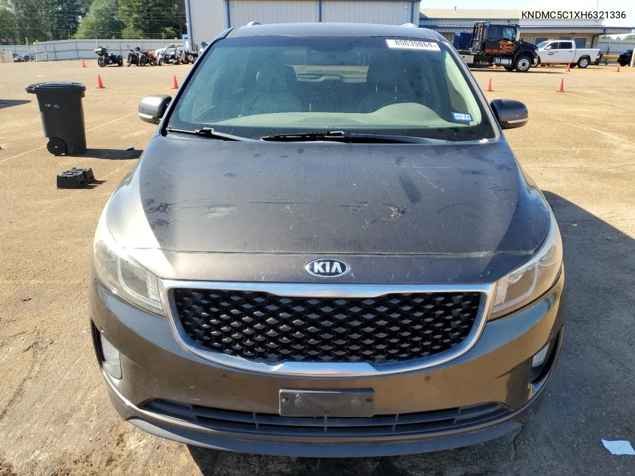 2017 Kia Sedona Ex VIN: KNDMC5C1XH6321336 Lot: 80039864