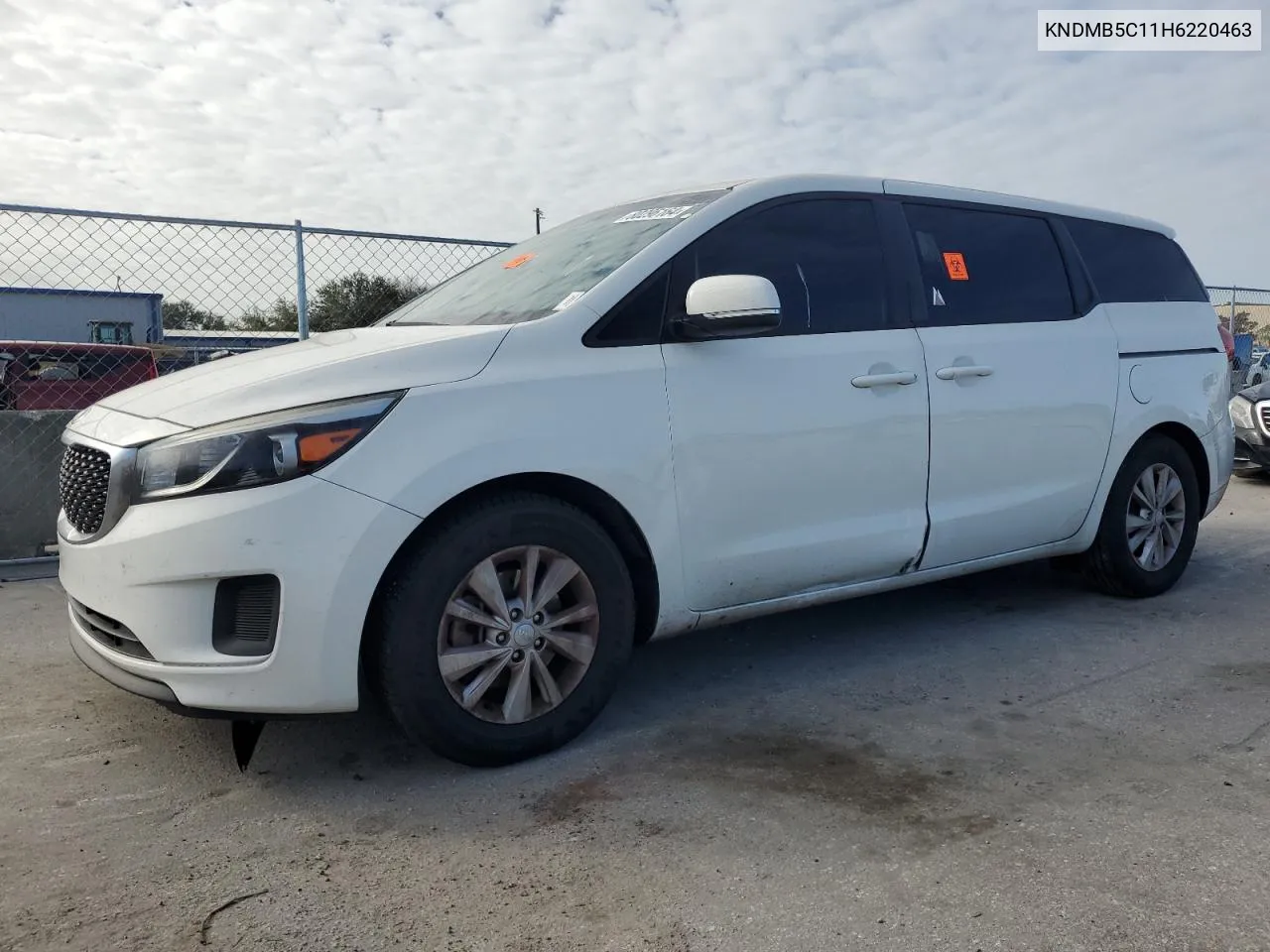 2017 Kia Sedona Lx VIN: KNDMB5C11H6220463 Lot: 80296164