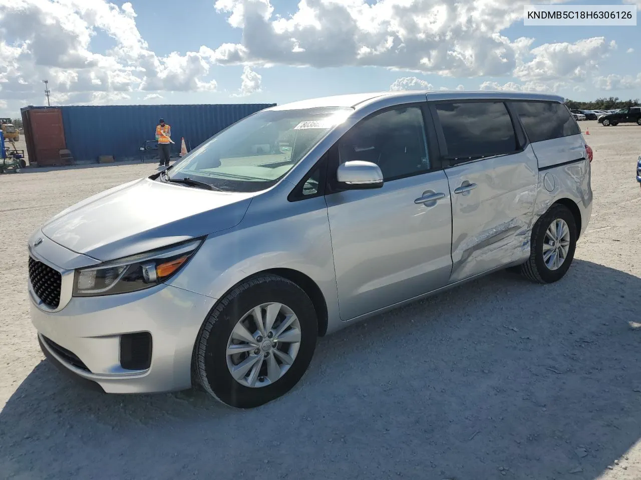 2017 Kia Sedona Lx VIN: KNDMB5C18H6306126 Lot: 80366384