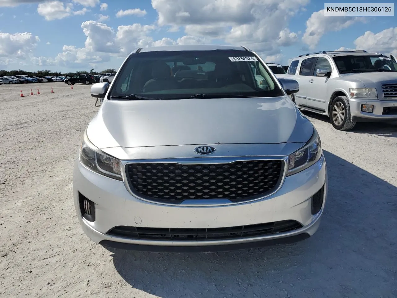 2017 Kia Sedona Lx VIN: KNDMB5C18H6306126 Lot: 80366384