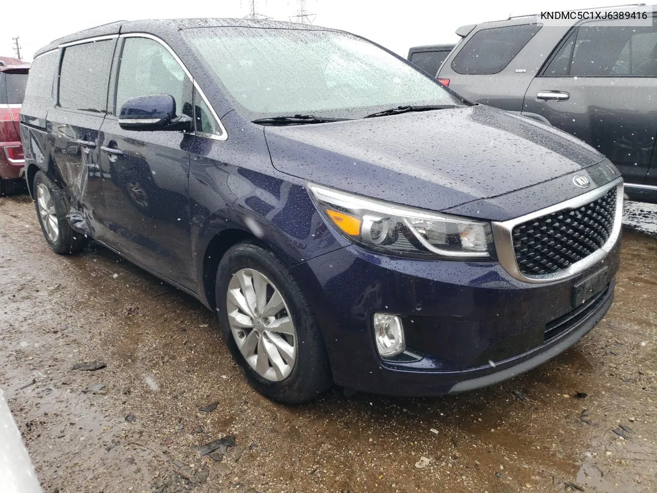 2018 Kia Sedona Ex VIN: KNDMC5C1XJ6389416 Lot: 49188264