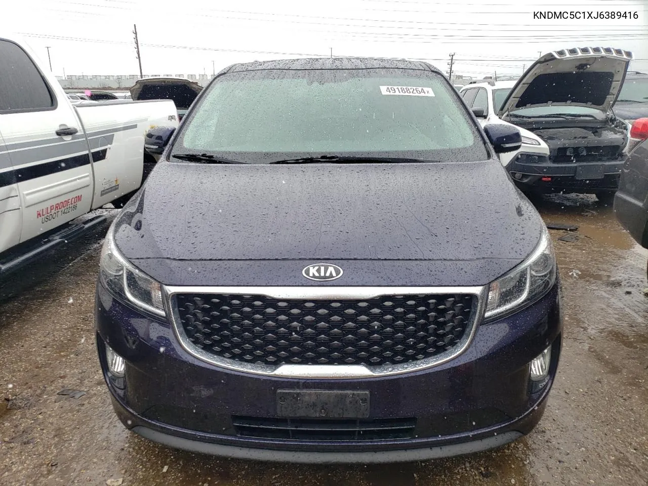 KNDMC5C1XJ6389416 2018 Kia Sedona Ex