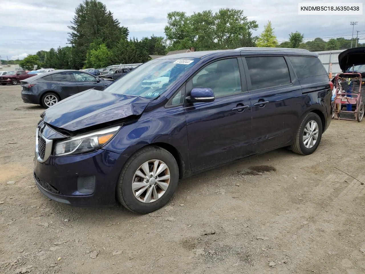 KNDMB5C18J6350438 2018 Kia Sedona Lx