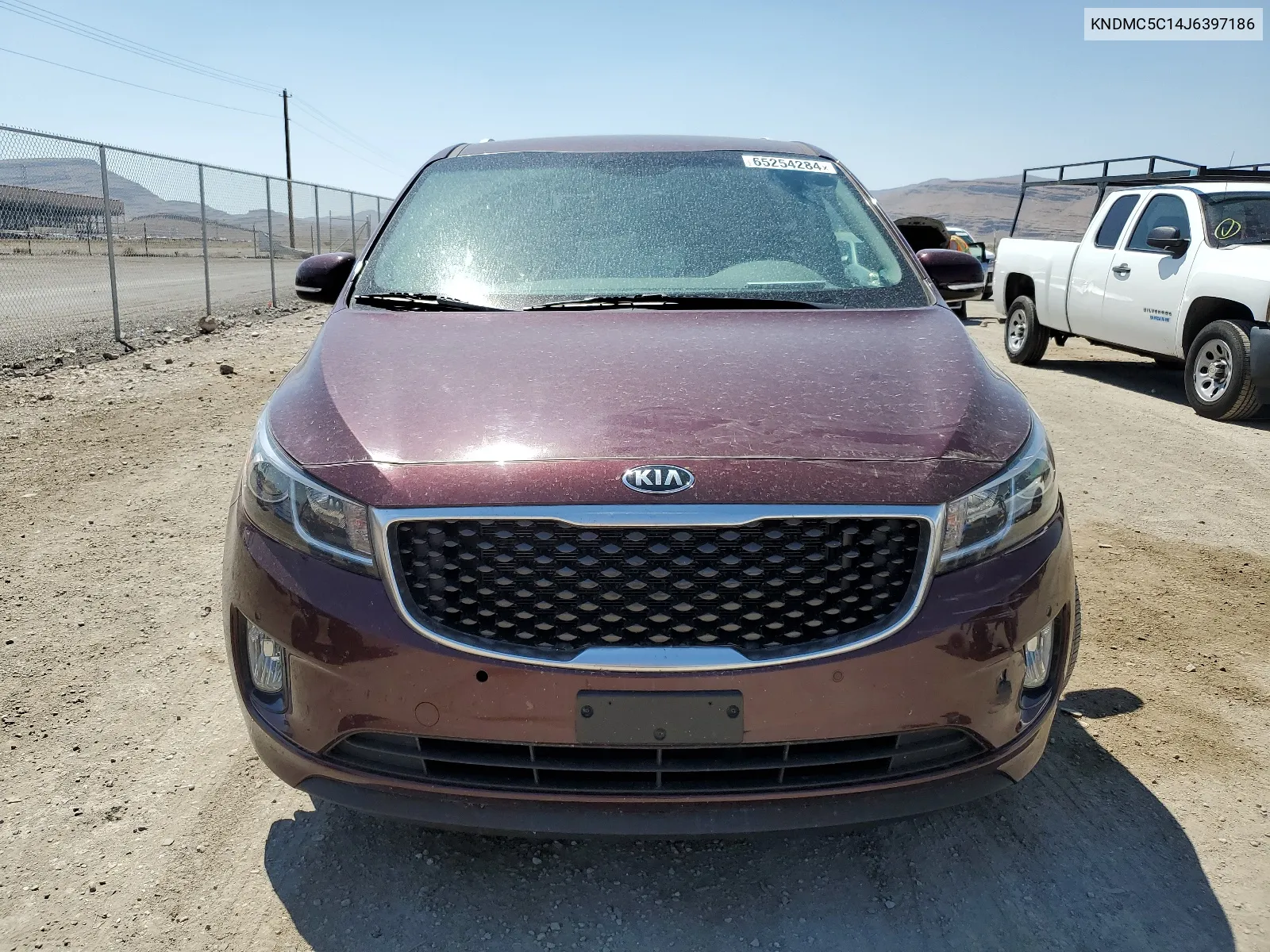 2018 Kia Sedona Ex VIN: KNDMC5C14J6397186 Lot: 65254284