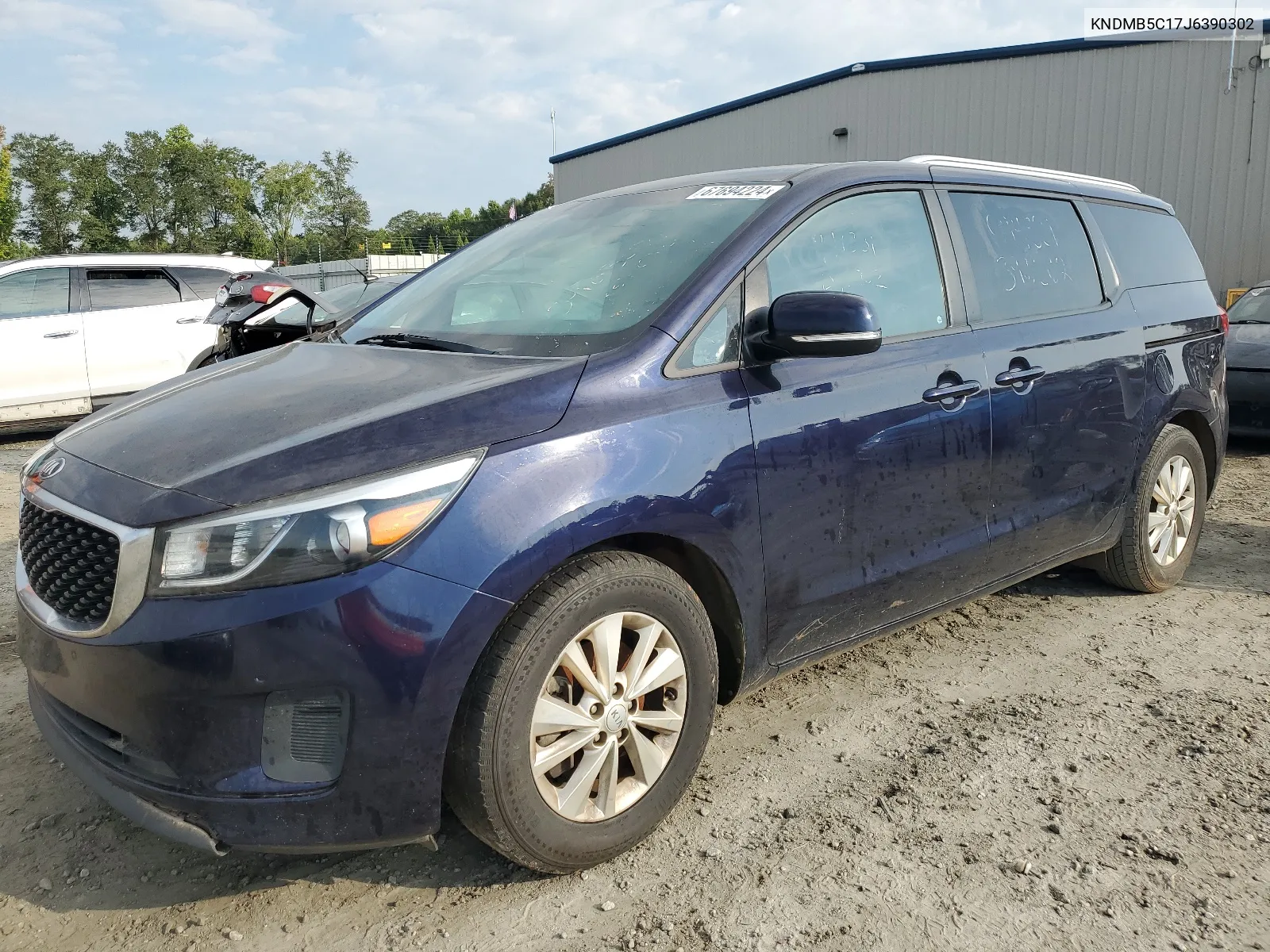 KNDMB5C17J6390302 2018 Kia Sedona Lx