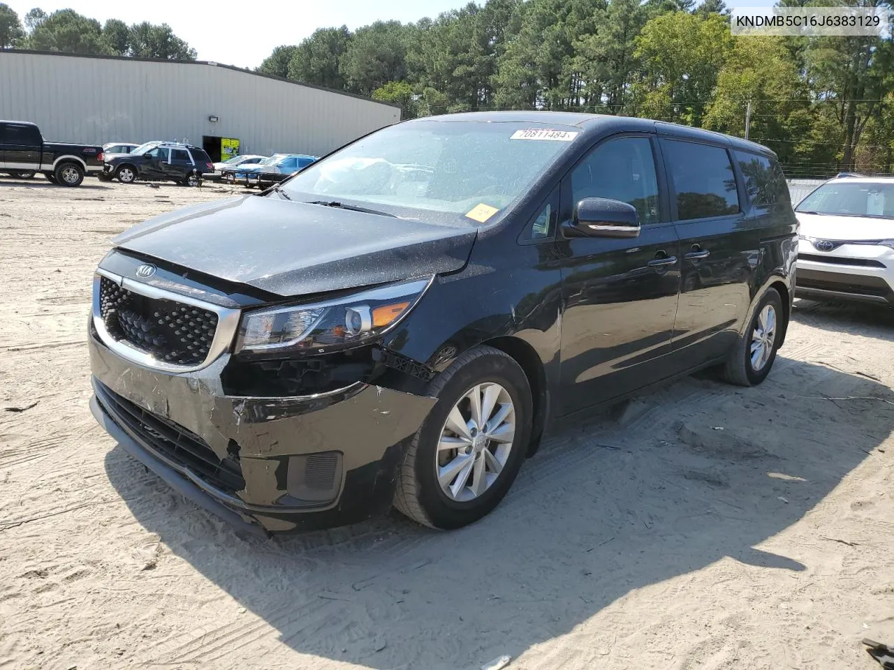 2018 Kia Sedona Lx VIN: KNDMB5C16J6383129 Lot: 70811484