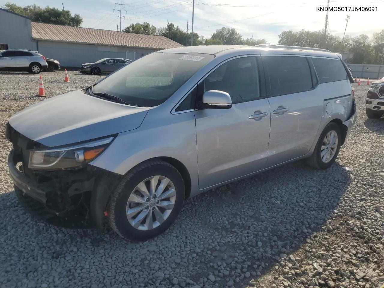 KNDMC5C17J6406091 2018 Kia Sedona Ex