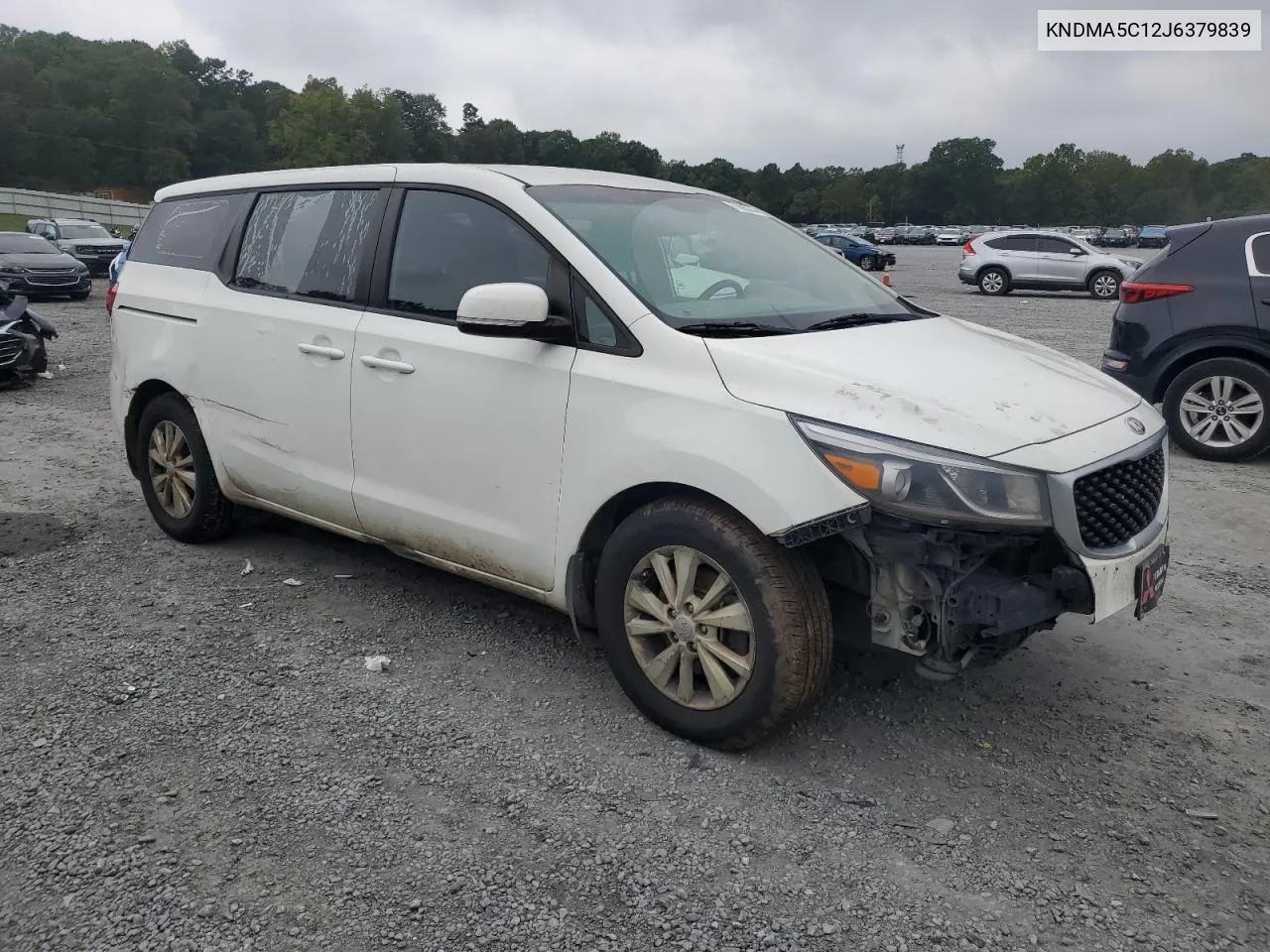 2018 Kia Sedona L VIN: KNDMA5C12J6379839 Lot: 71893004