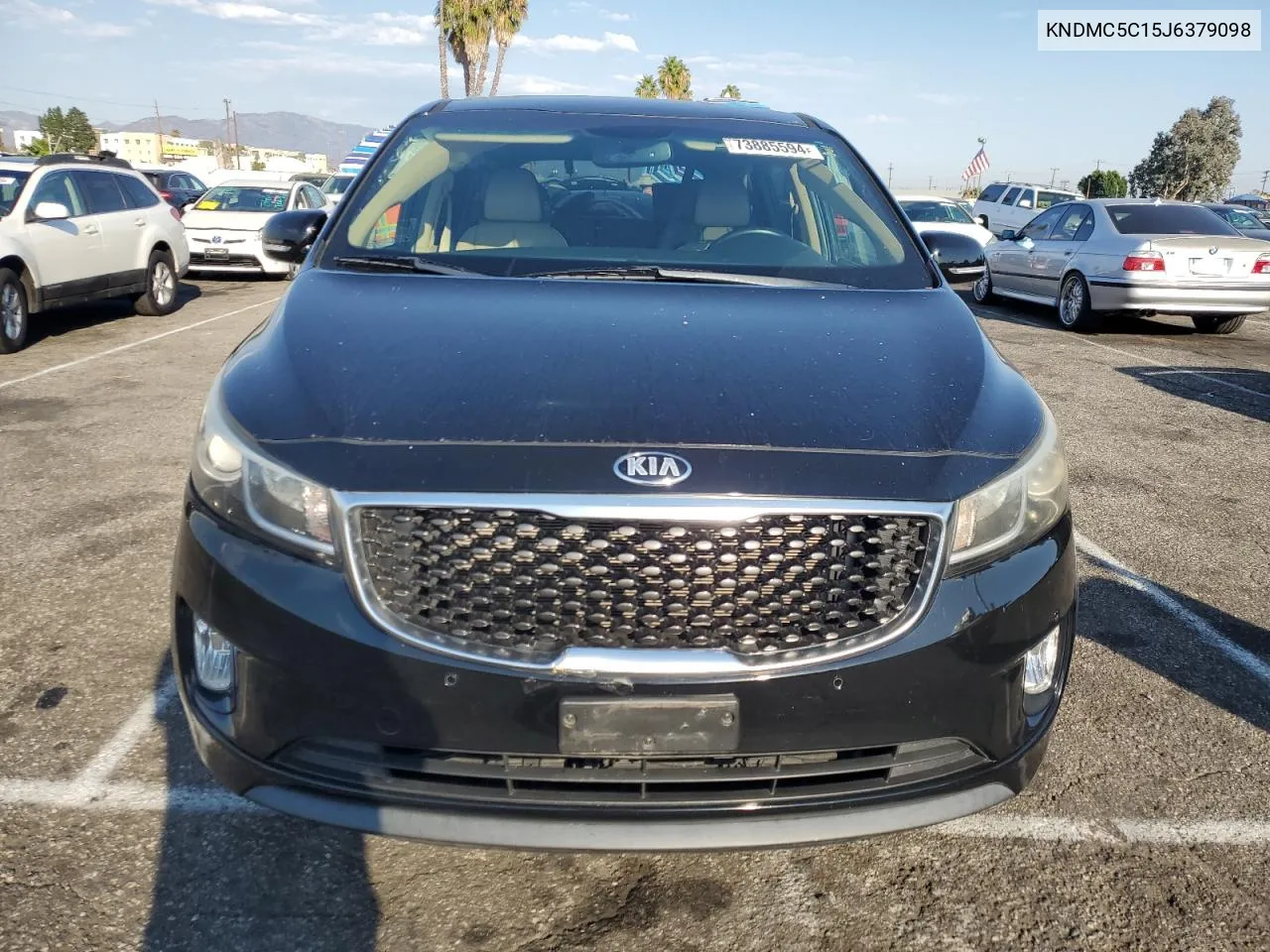 2018 Kia Sedona Ex VIN: KNDMC5C15J6379098 Lot: 73885594