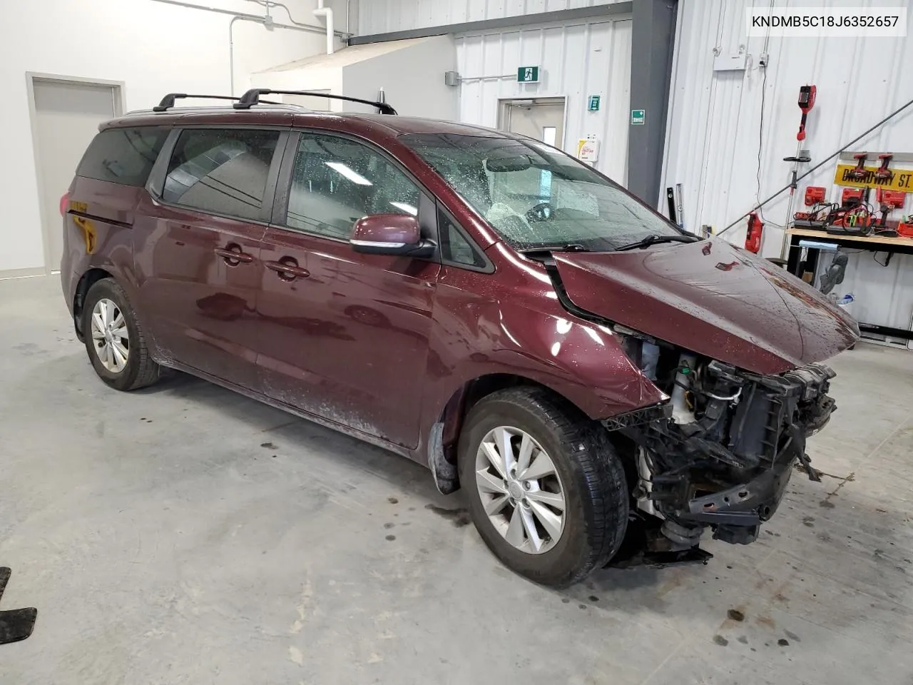 2018 Kia Sedona Lx VIN: KNDMB5C18J6352657 Lot: 74003784