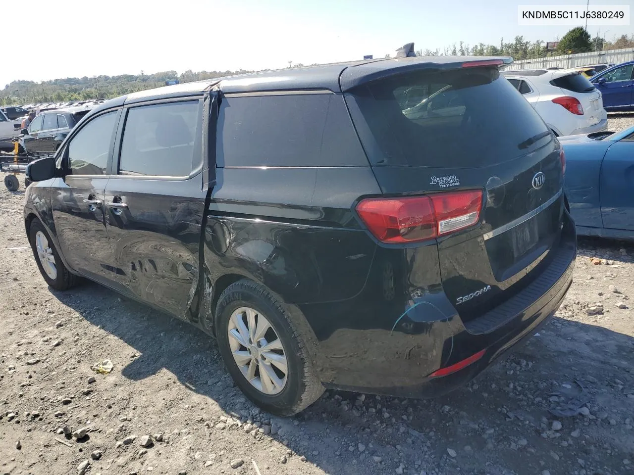 2018 Kia Sedona Lx VIN: KNDMB5C11J6380249 Lot: 74443594