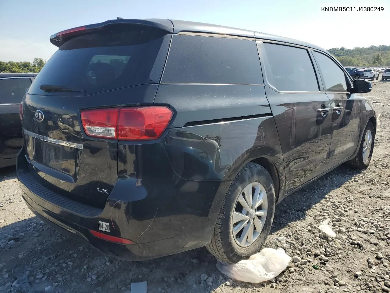 2018 Kia Sedona Lx VIN: KNDMB5C11J6380249 Lot: 74443594