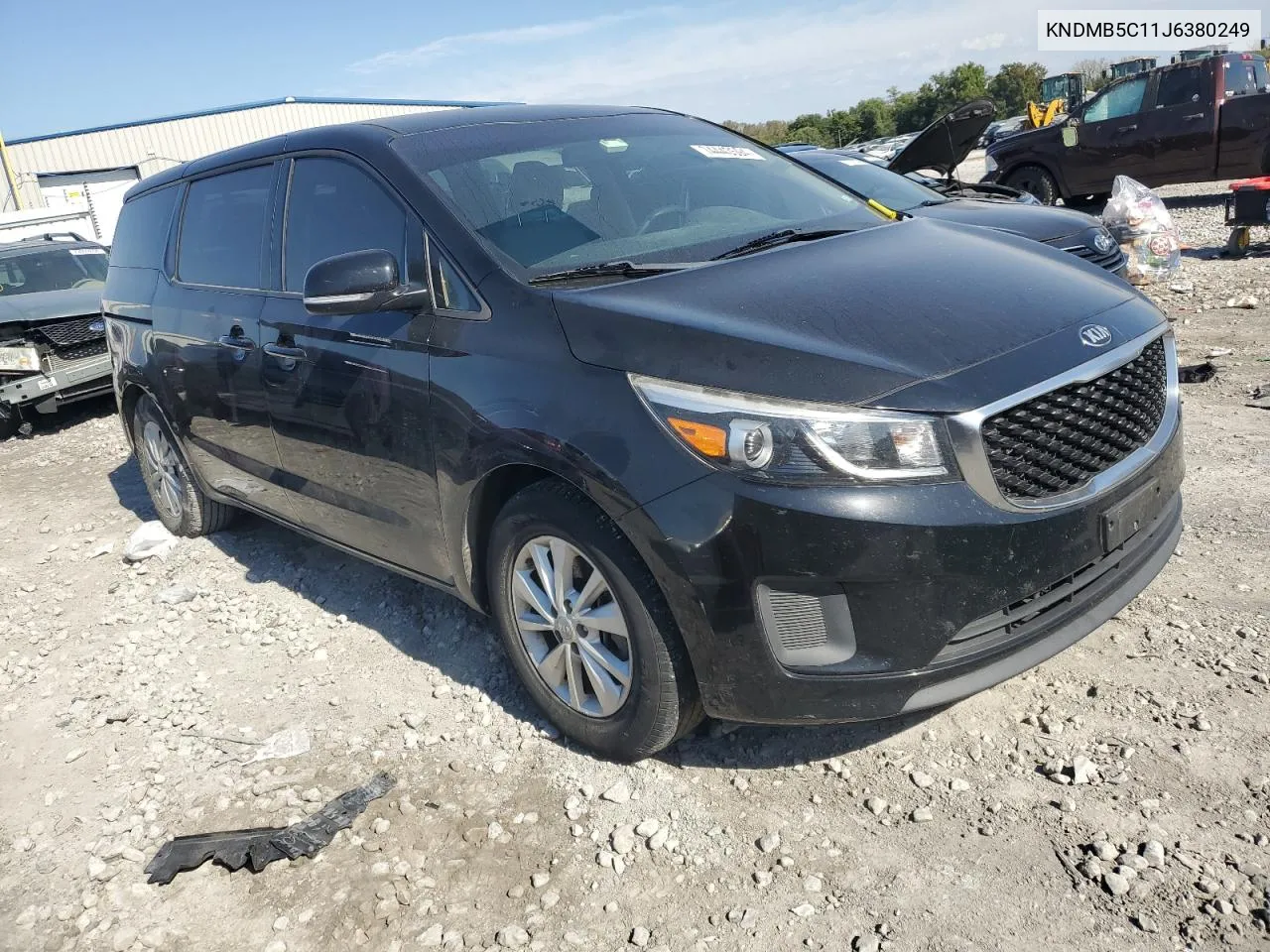 2018 Kia Sedona Lx VIN: KNDMB5C11J6380249 Lot: 74443594