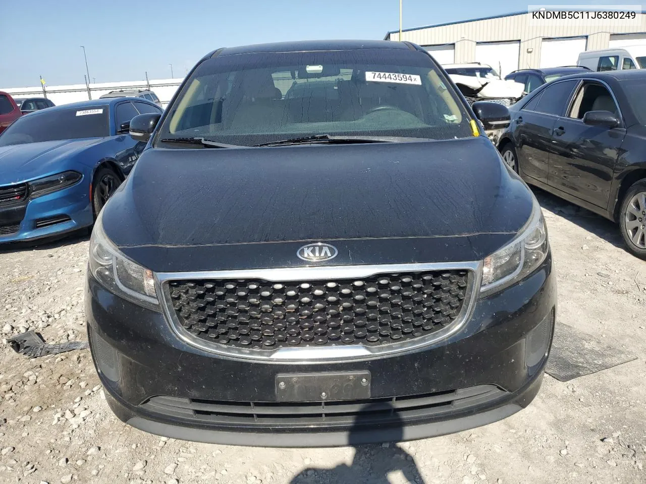 2018 Kia Sedona Lx VIN: KNDMB5C11J6380249 Lot: 74443594