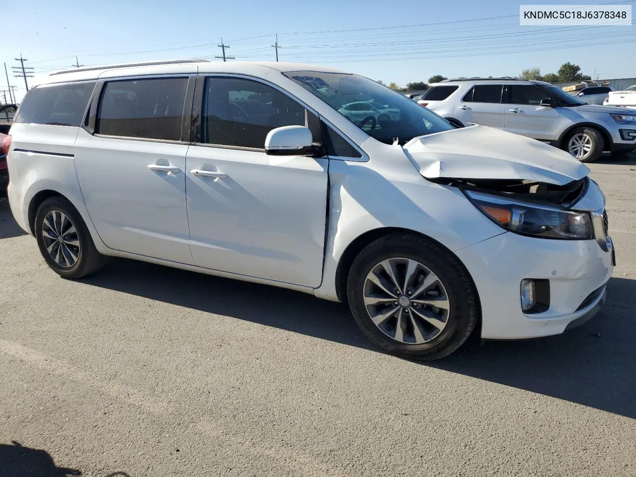 2018 Kia Sedona Ex VIN: KNDMC5C18J6378348 Lot: 74732314