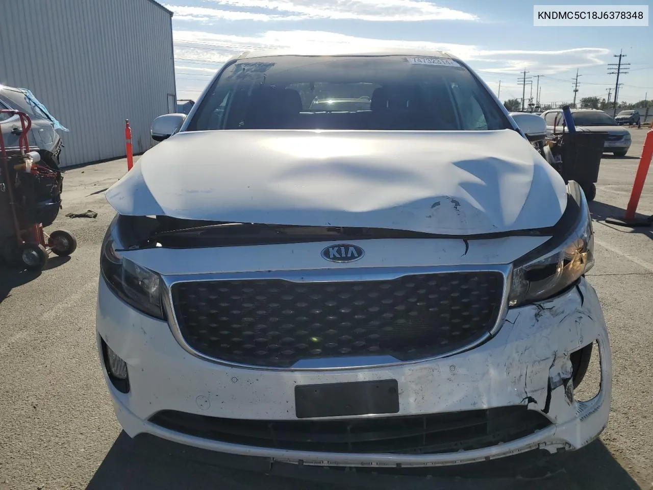 2018 Kia Sedona Ex VIN: KNDMC5C18J6378348 Lot: 74732314