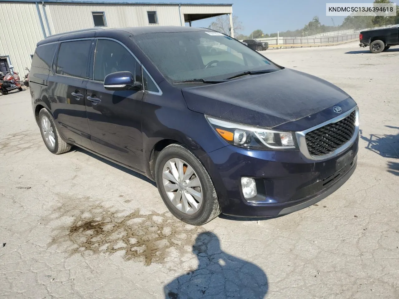 2018 Kia Sedona Ex VIN: KNDMC5C13J6394618 Lot: 75310574