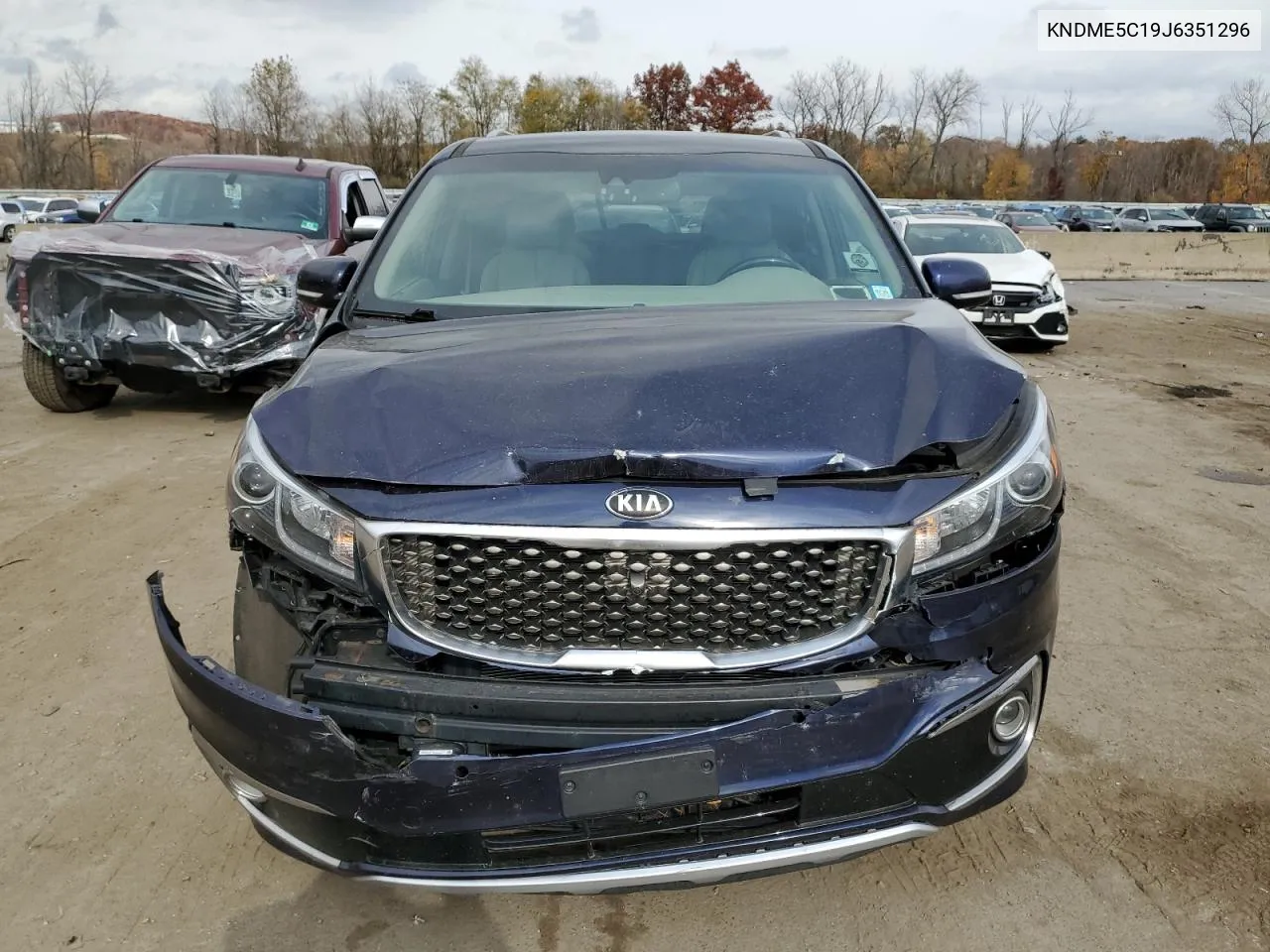 2018 Kia Sedona Sxl VIN: KNDME5C19J6351296 Lot: 75698264