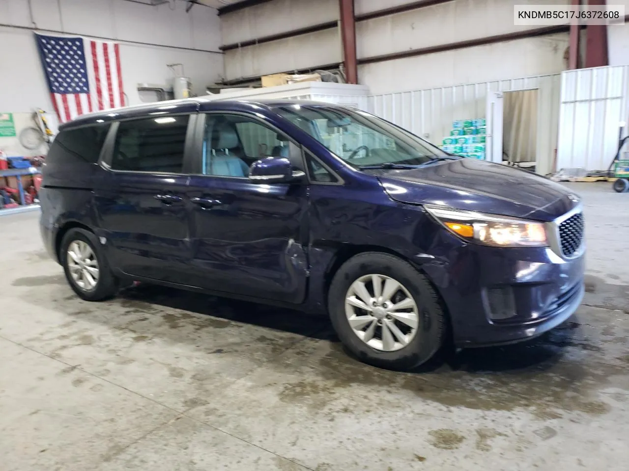 2018 Kia Sedona Lx VIN: KNDMB5C17J6372608 Lot: 75925574