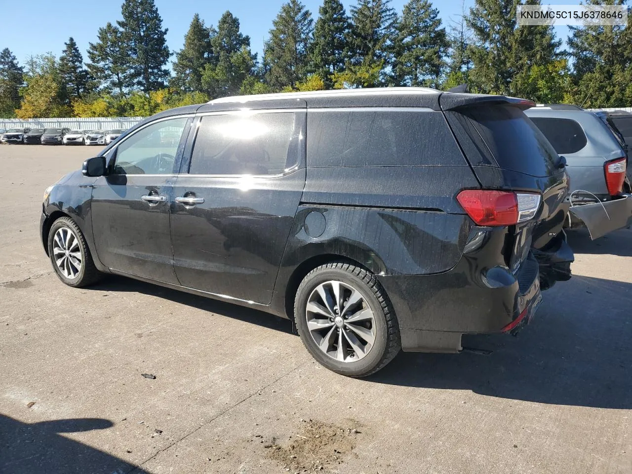 2018 Kia Sedona Van VIN: KNDMC5C15J6378646 Lot: 76006644