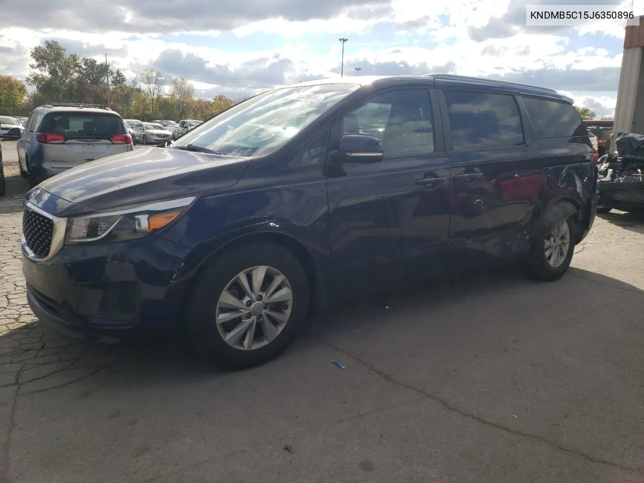 2018 Kia Sedona Lx VIN: KNDMB5C15J6350896 Lot: 76379604