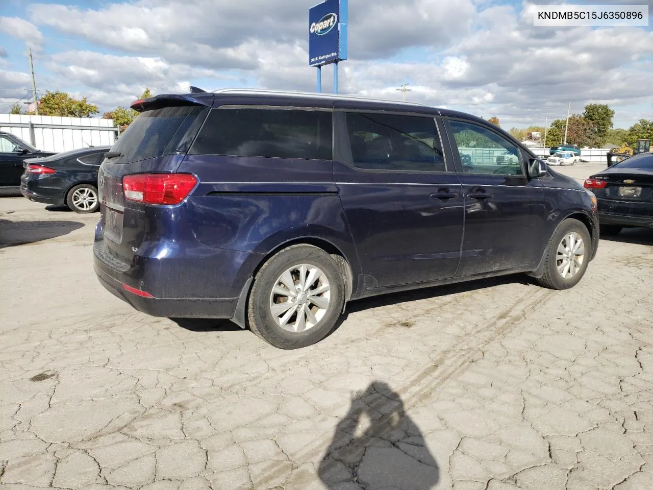 2018 Kia Sedona Lx VIN: KNDMB5C15J6350896 Lot: 76379604