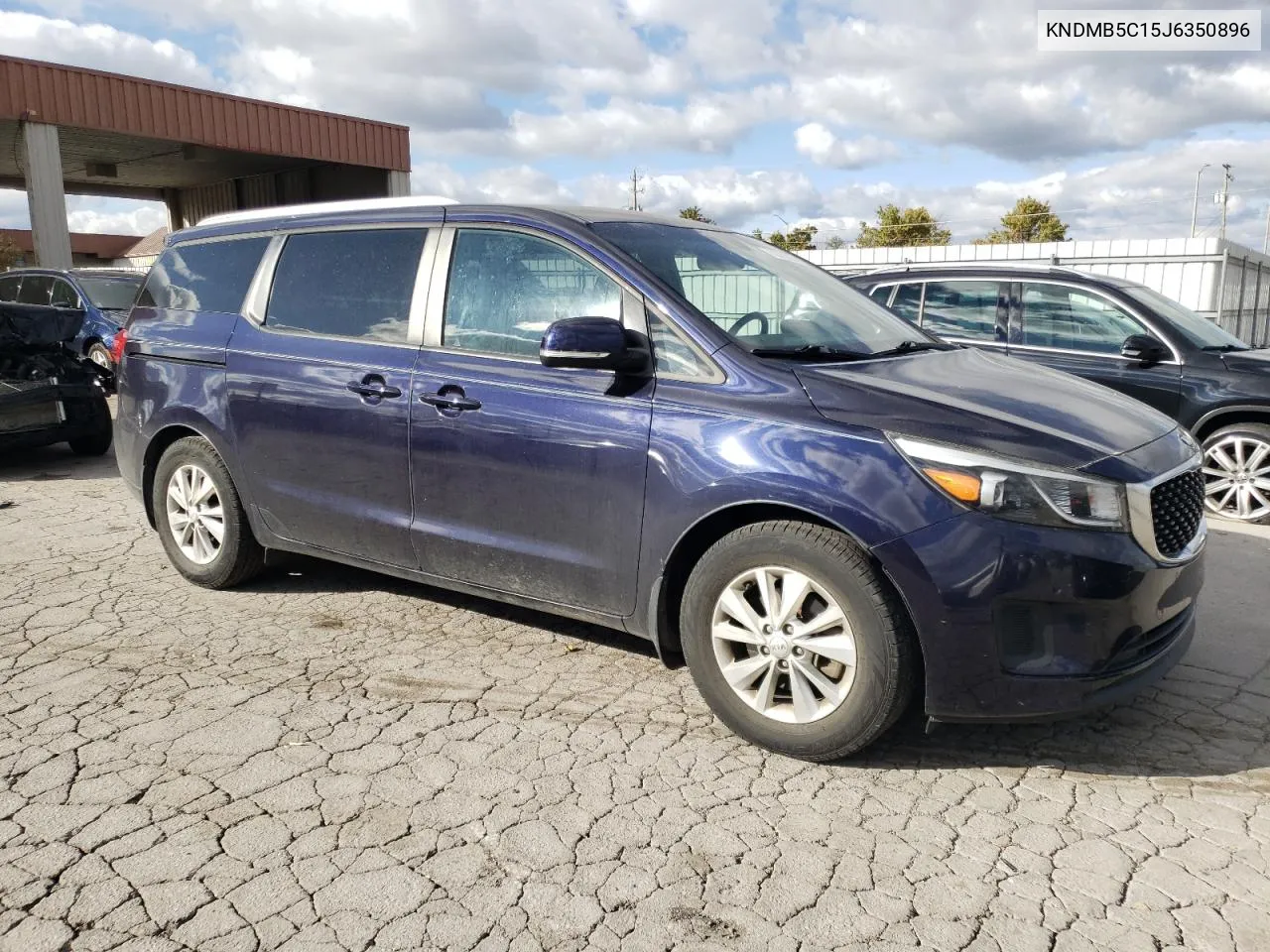 2018 Kia Sedona Lx VIN: KNDMB5C15J6350896 Lot: 76379604