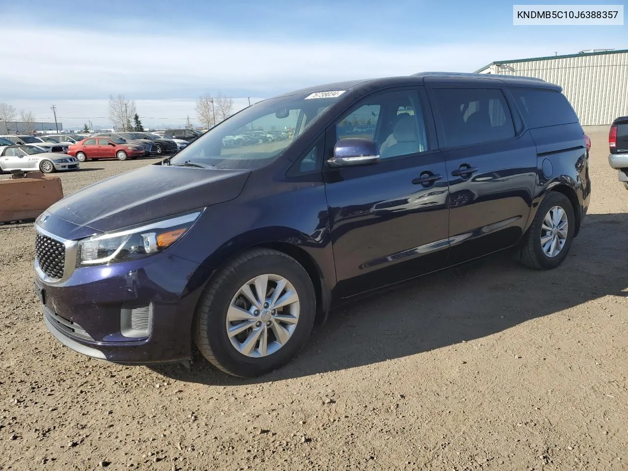 2018 Kia Sedona Lx VIN: KNDMB5C10J6388357 Lot: 76738034