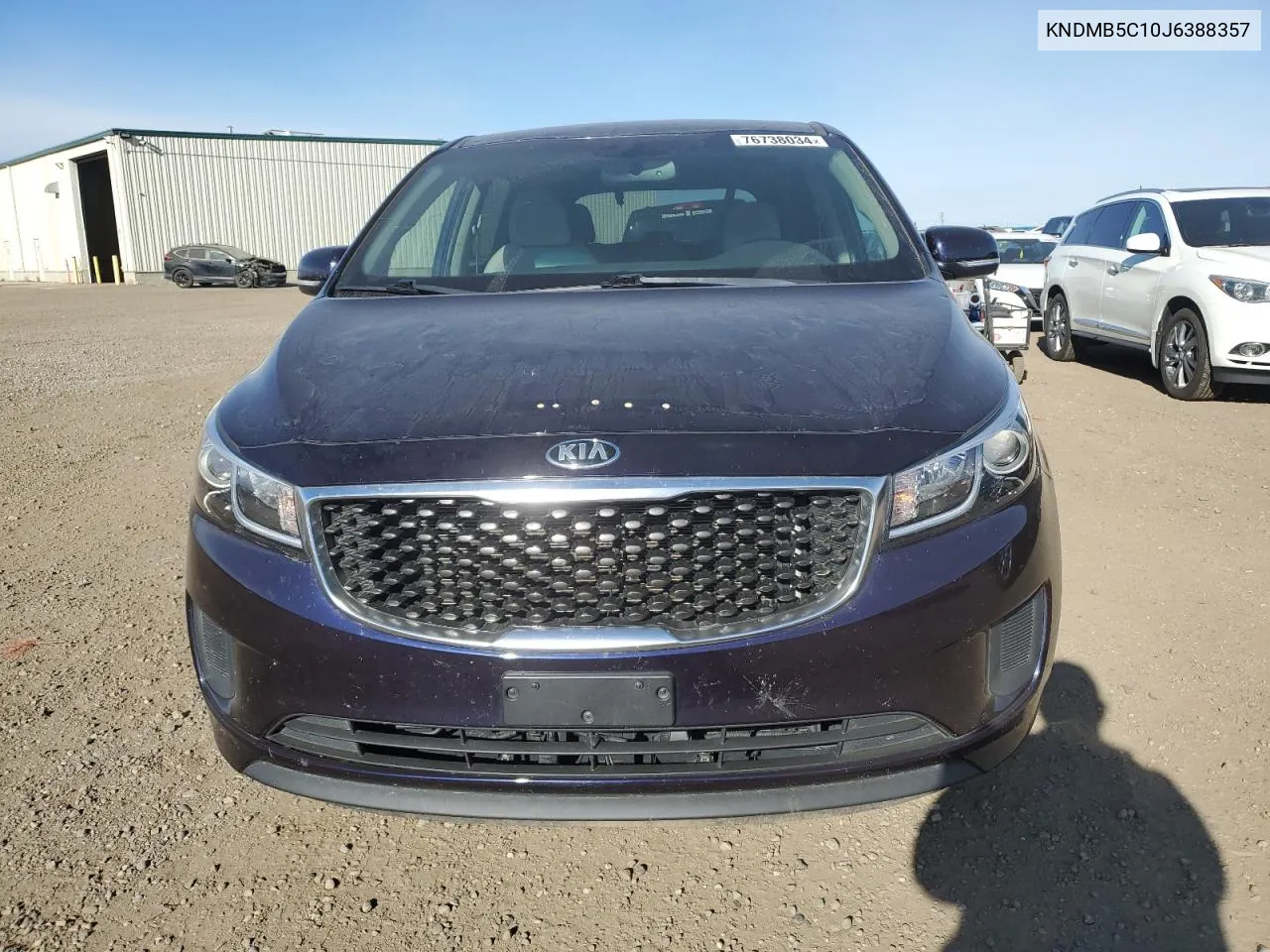 2018 Kia Sedona Lx VIN: KNDMB5C10J6388357 Lot: 76738034