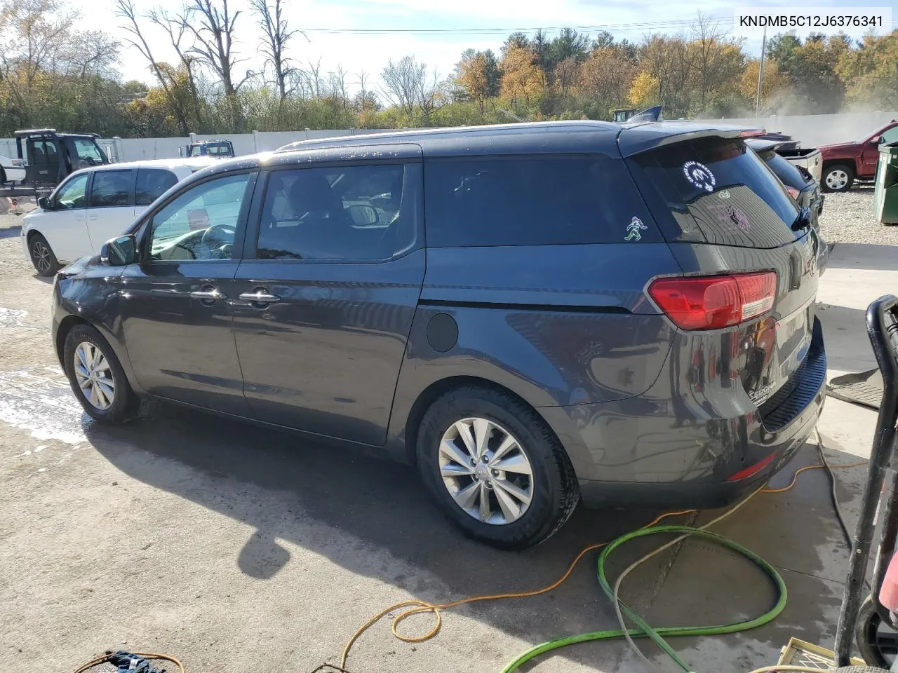 2018 Kia Sedona Lx VIN: KNDMB5C12J6376341 Lot: 76764004