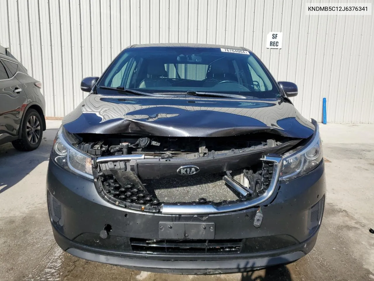 2018 Kia Sedona Lx VIN: KNDMB5C12J6376341 Lot: 76764004