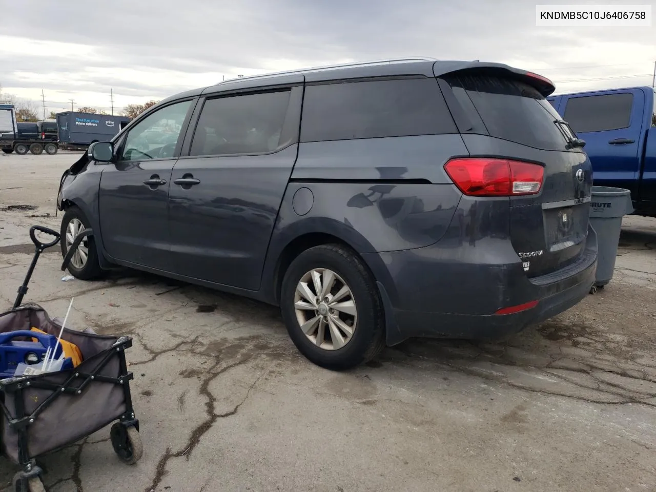 2018 Kia Sedona Lx VIN: KNDMB5C10J6406758 Lot: 78838504