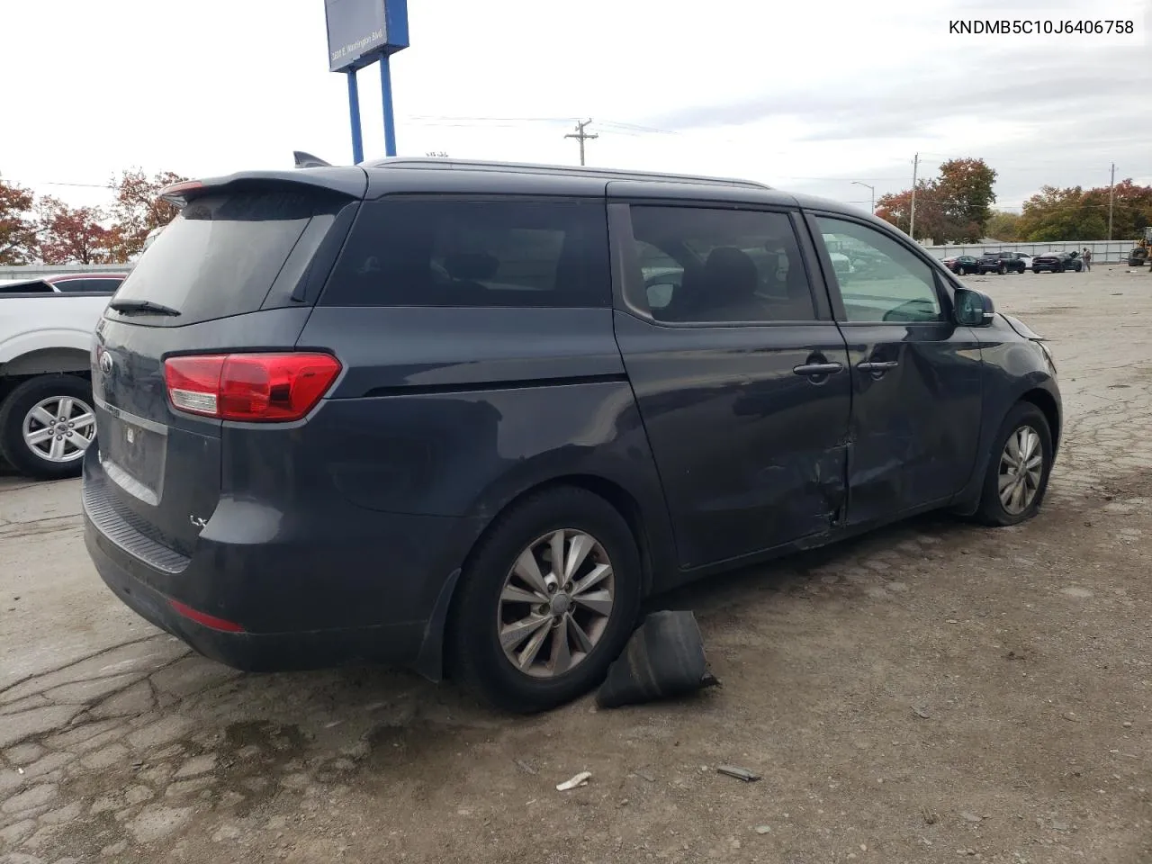 2018 Kia Sedona Lx VIN: KNDMB5C10J6406758 Lot: 78838504