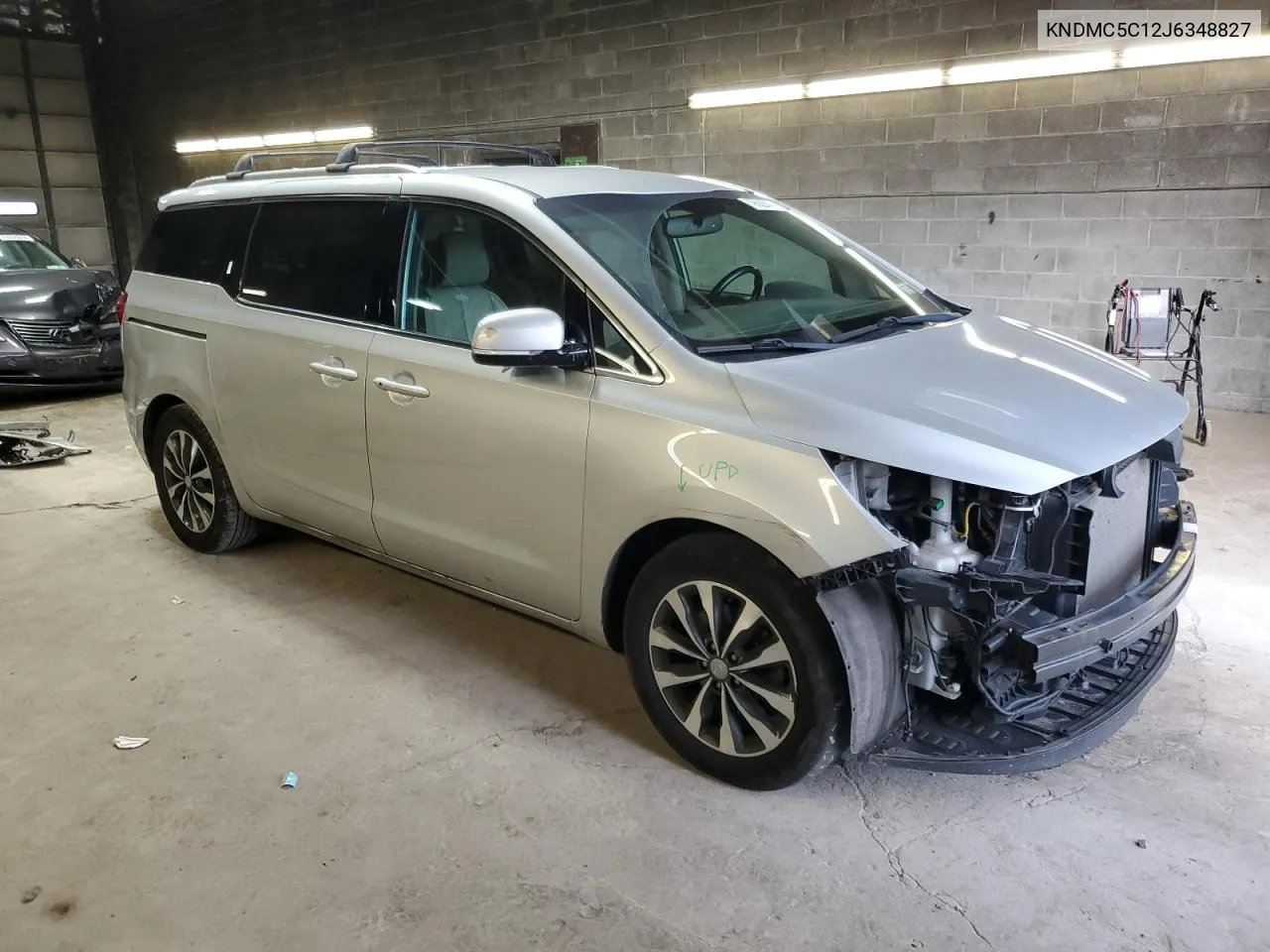 2018 Kia Sedona Ex VIN: KNDMC5C12J6348827 Lot: 79622414