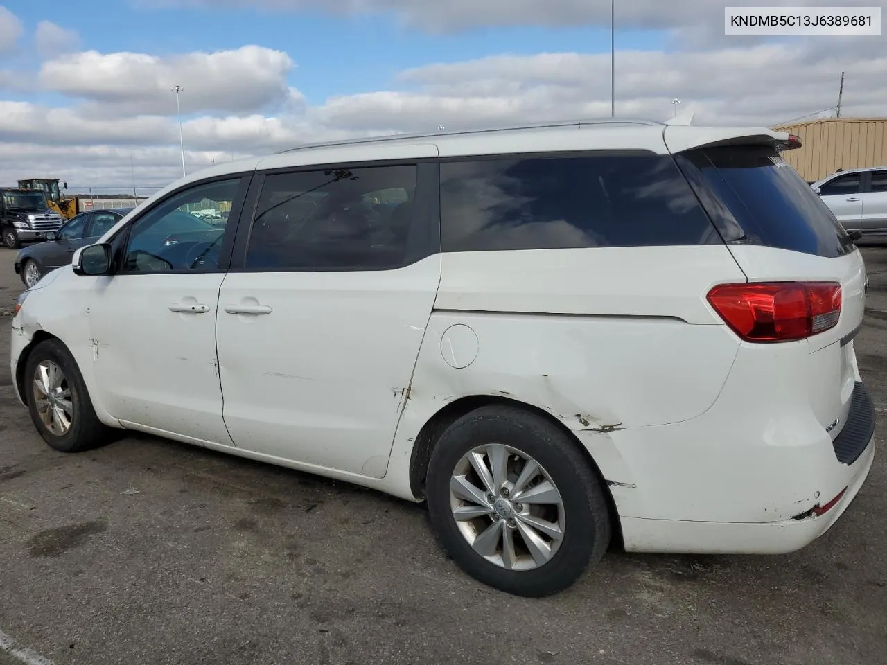 2018 Kia Sedona Lx VIN: KNDMB5C13J6389681 Lot: 79666834