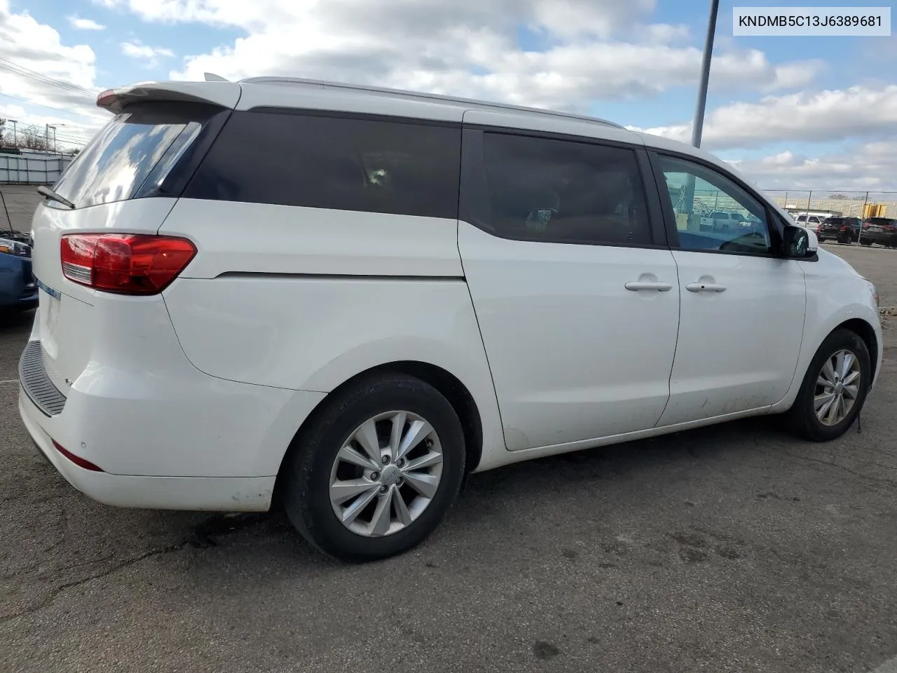 2018 Kia Sedona Lx VIN: KNDMB5C13J6389681 Lot: 79666834