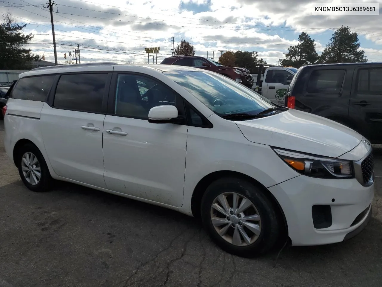 2018 Kia Sedona Lx VIN: KNDMB5C13J6389681 Lot: 79666834