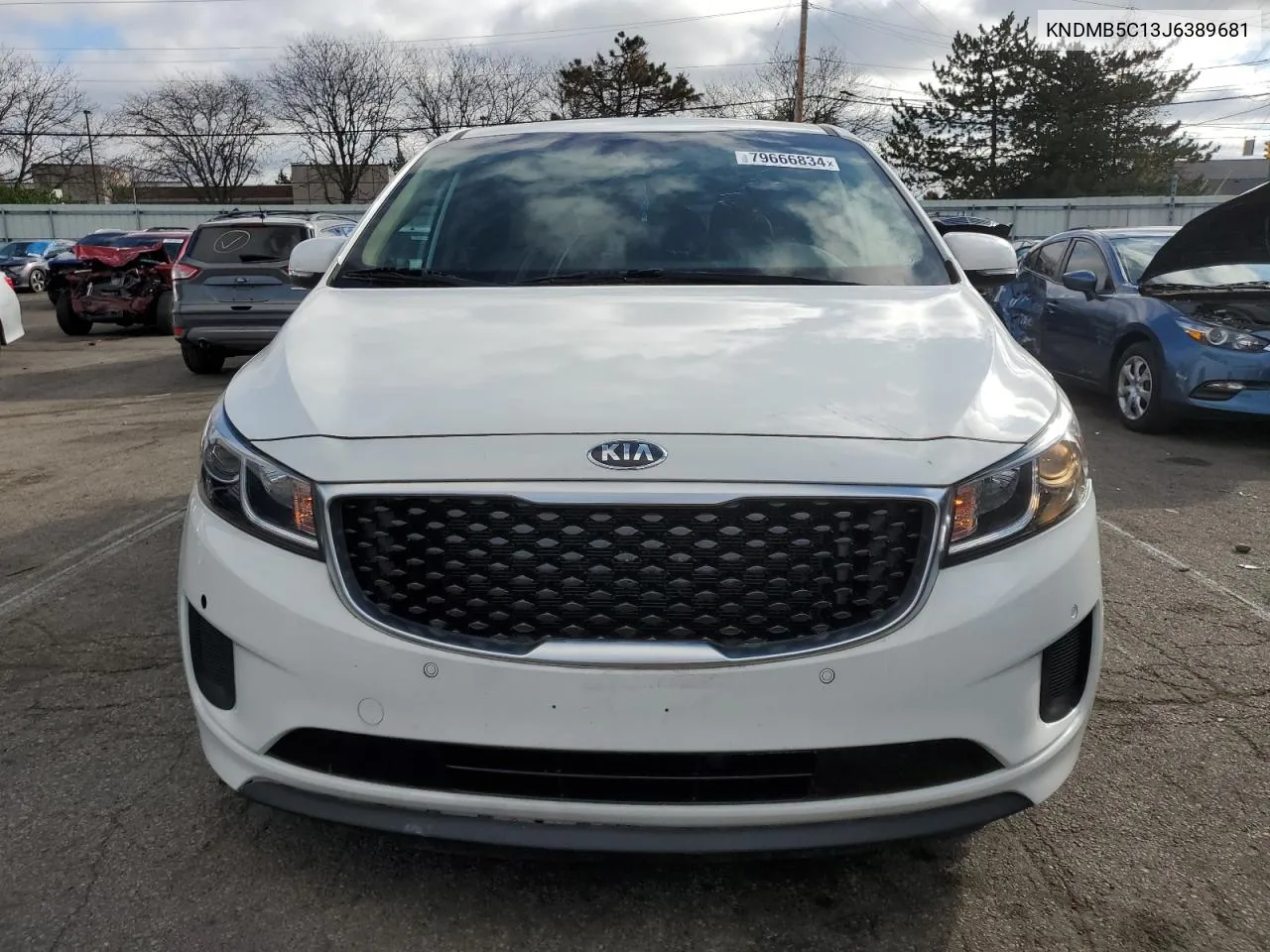 2018 Kia Sedona Lx VIN: KNDMB5C13J6389681 Lot: 79666834