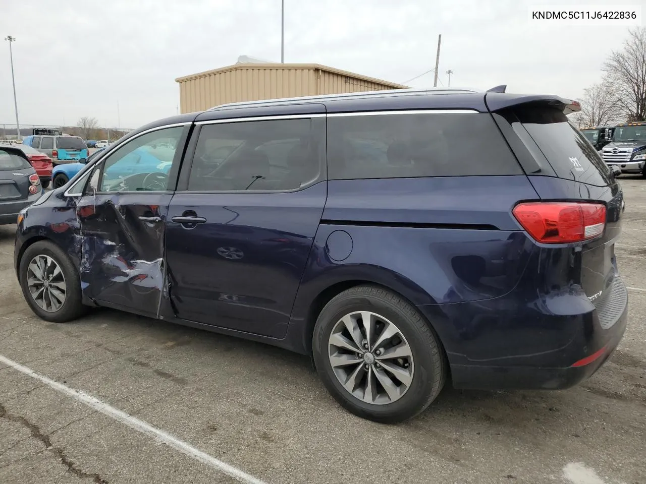 2018 Kia Sedona Ex VIN: KNDMC5C11J6422836 Lot: 80465634