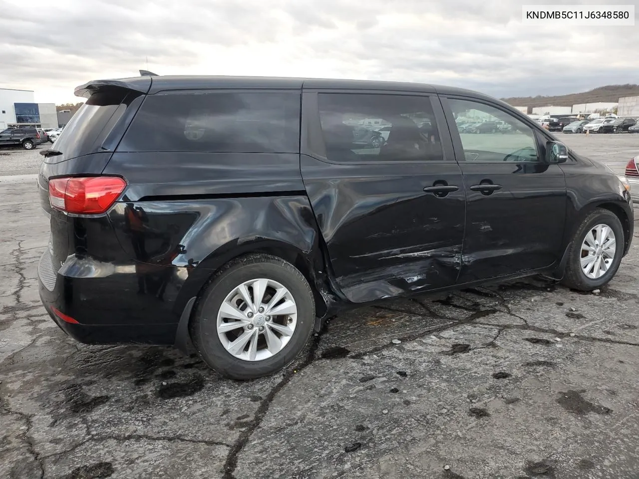 2018 Kia Sedona Lx VIN: KNDMB5C11J6348580 Lot: 80536304