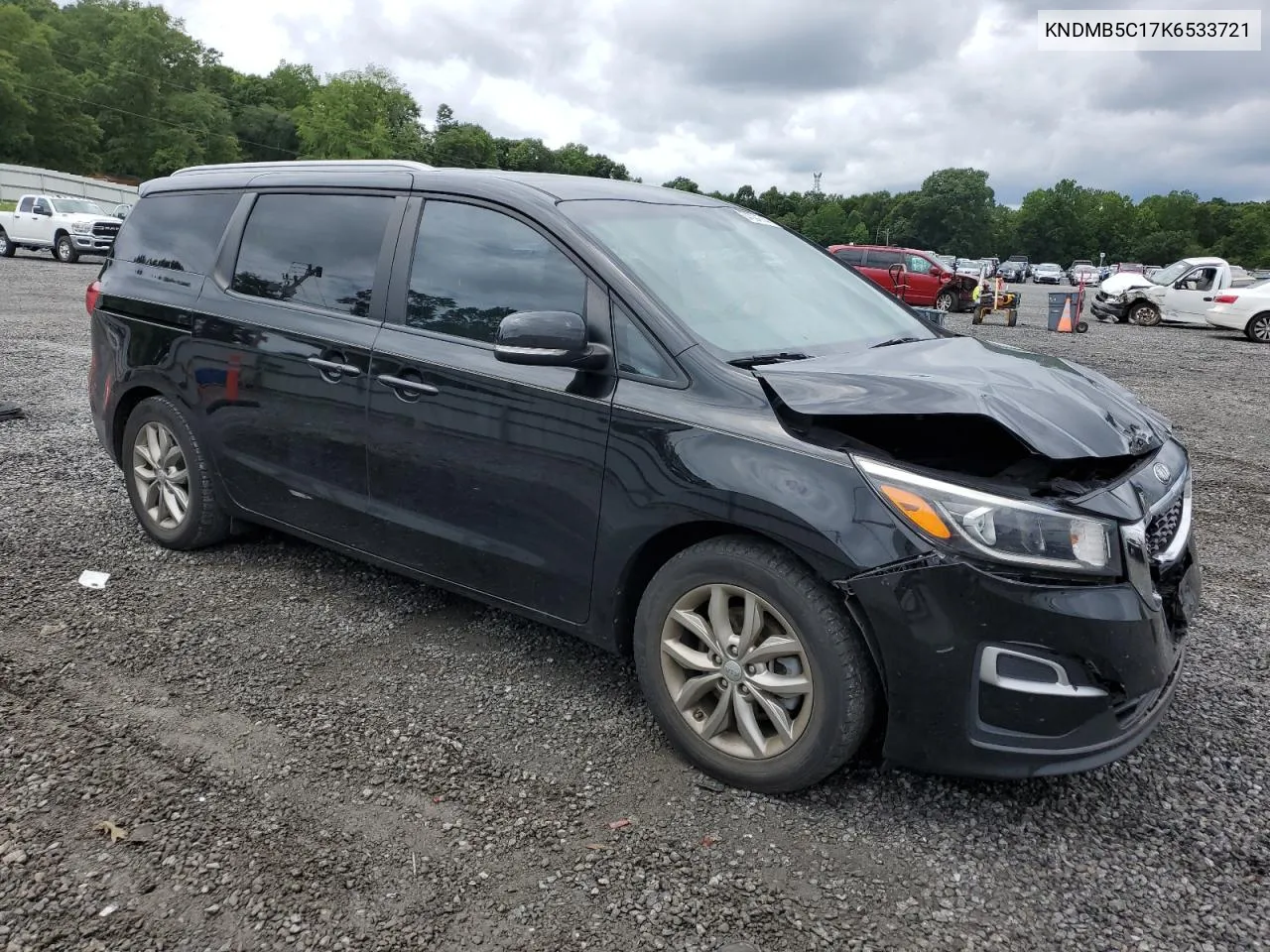 2019 Kia Sedona Lx VIN: KNDMB5C17K6533721 Lot: 64094744